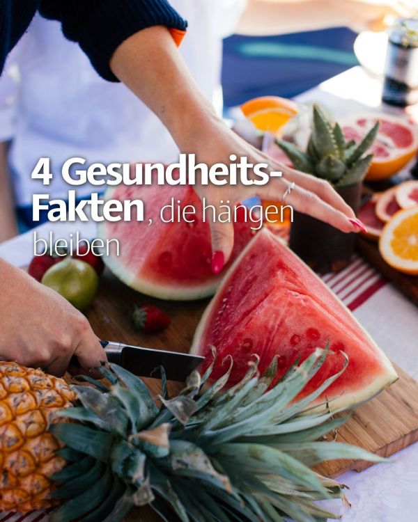 4 Gesundheitsfakten, die hängen bleiben 🍉💪👀🥗 Wassermelone punktet mit weniger Kohlenhydraten, Krafttraining zahlt si...