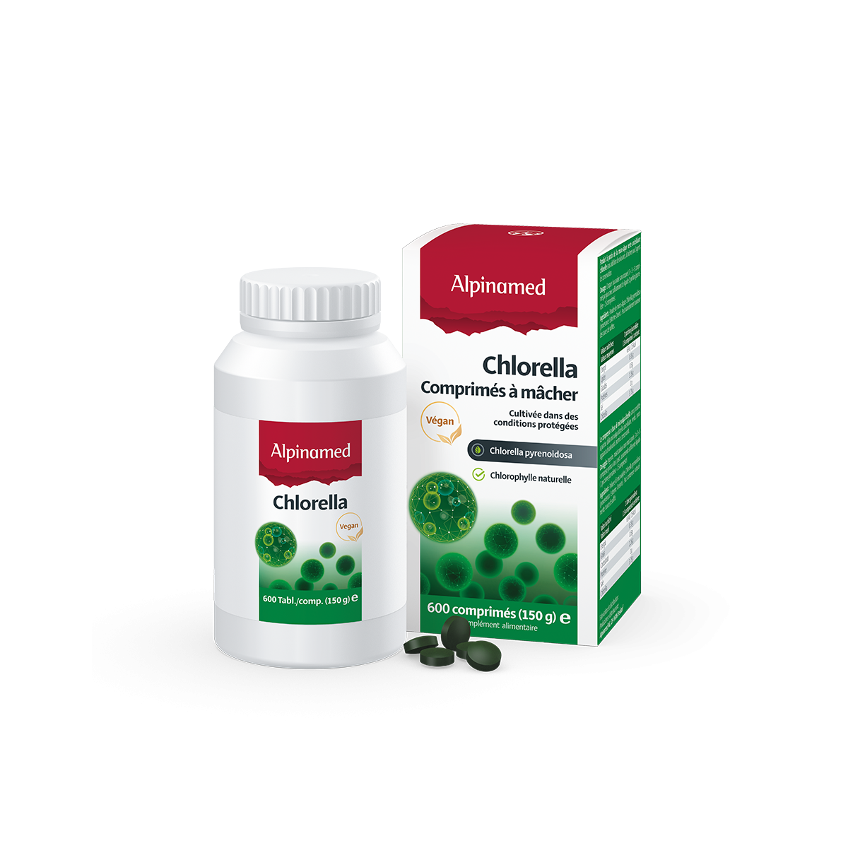 Chlorella Comprimés à mâcher | Alpinamed AG