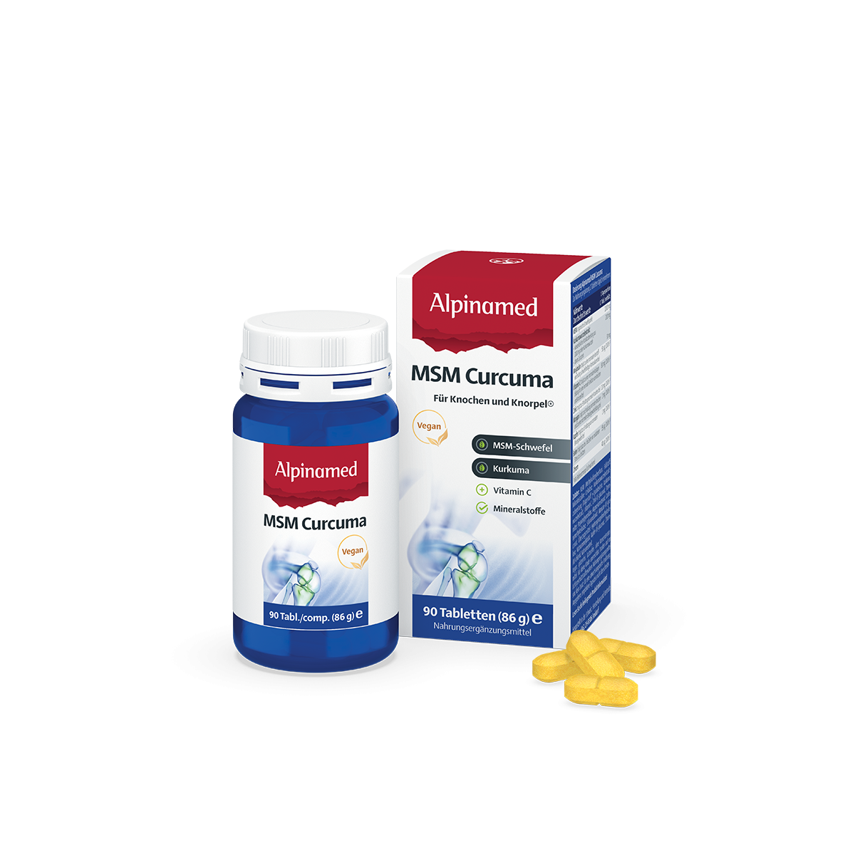 MSM Curcuma Tabletten | Alpinamed AG