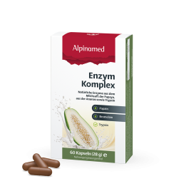 Enzym Komplex Kapseln mit Papain und Bromelain | Alpinamed AG