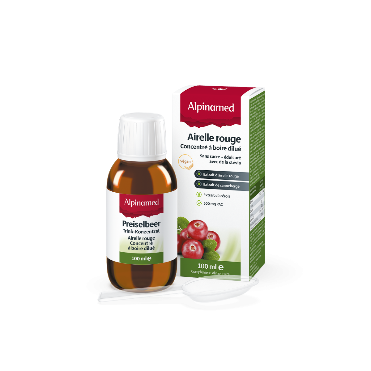 Airelle rouge Concentré à boire dilué | Alpinamed AG
