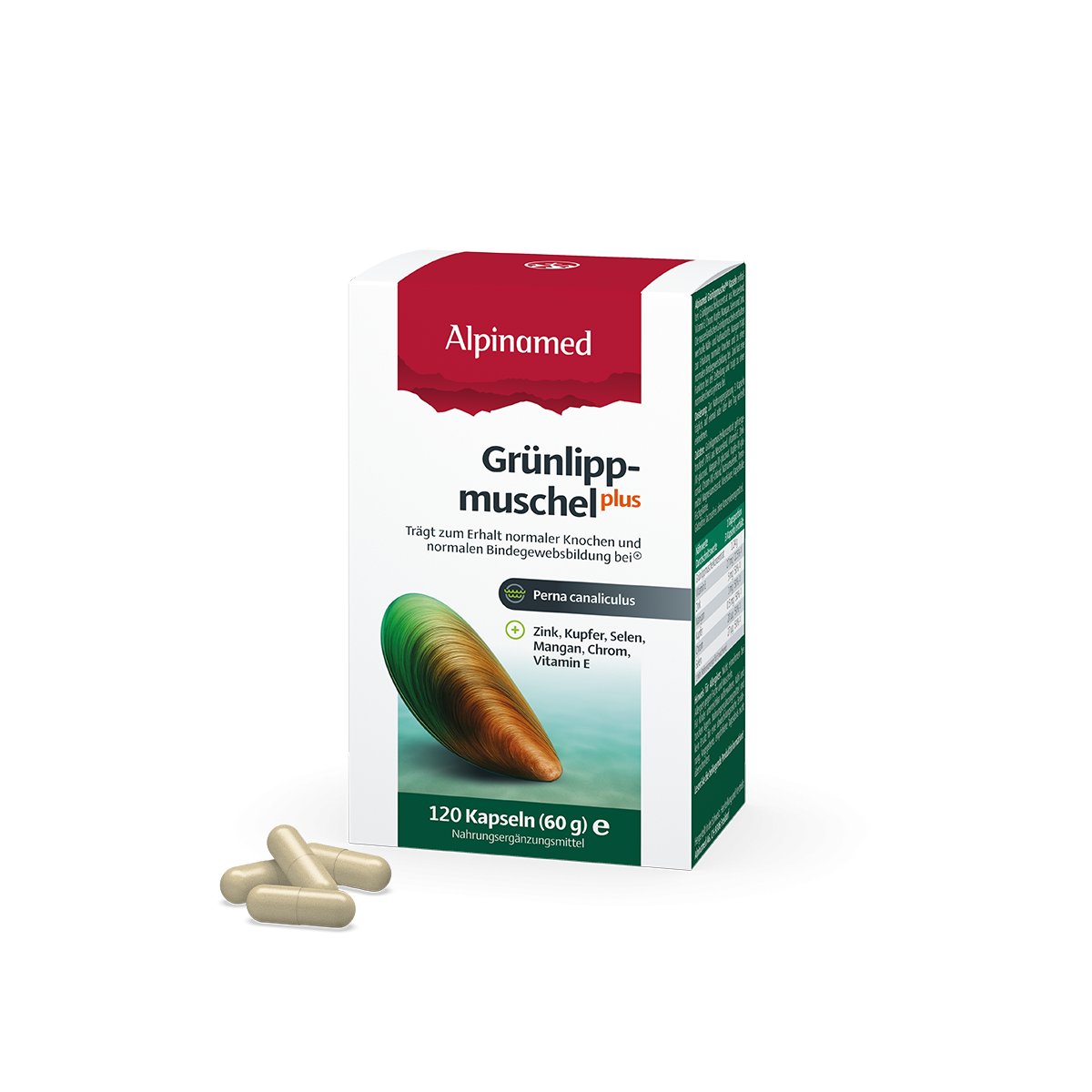 Green-lipped mussel plus Capsules | Alpinamed AG