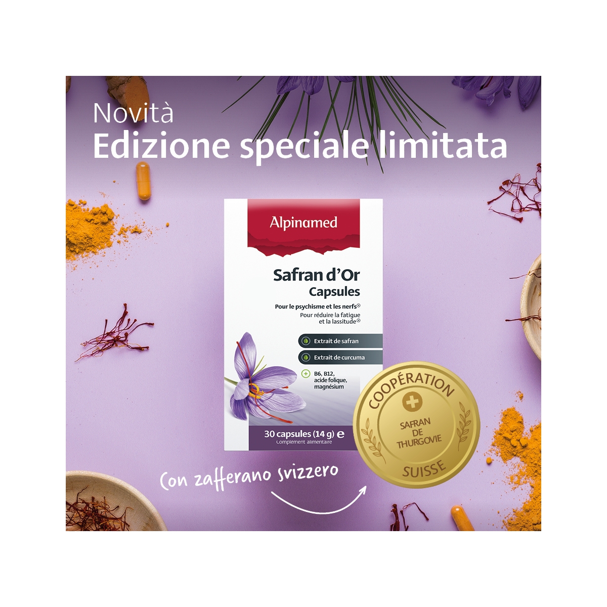 Zafferano Oro Capsule | Alpinamed AG