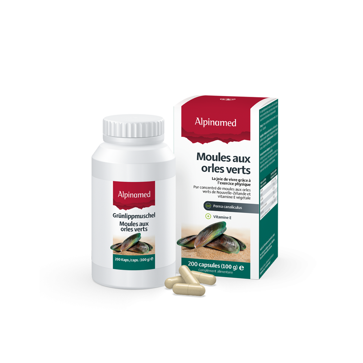 Moules aux orles verts Capsules | Alpinamed AG