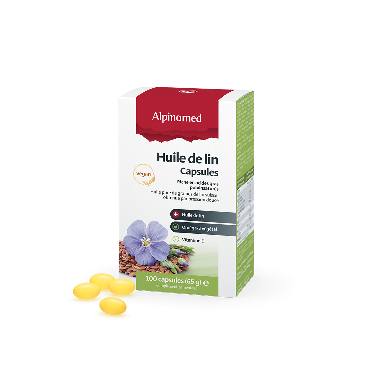 Olio di lino Capsule | Alpinamed AG