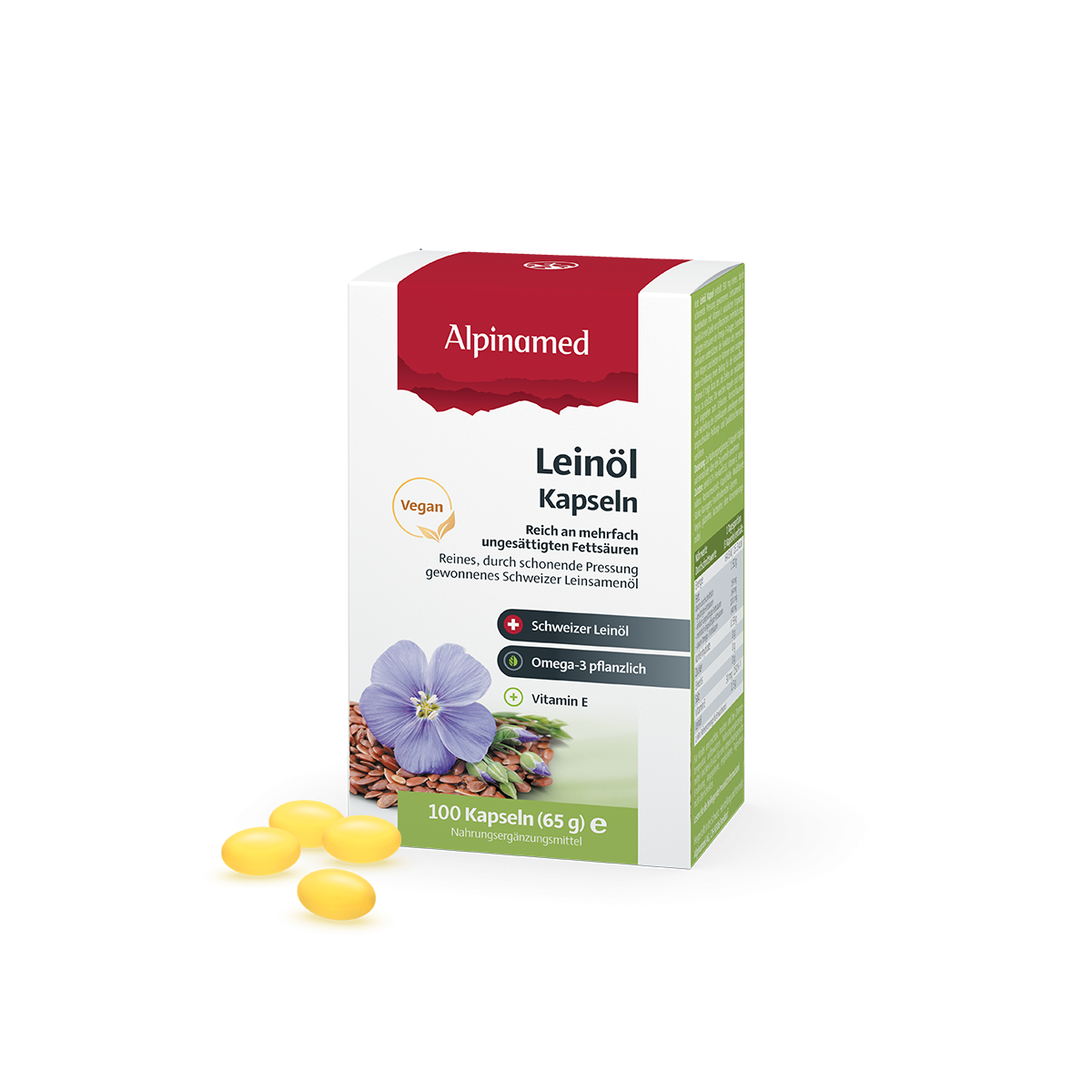 Linseed Oil Capsules | Alpinamed AG