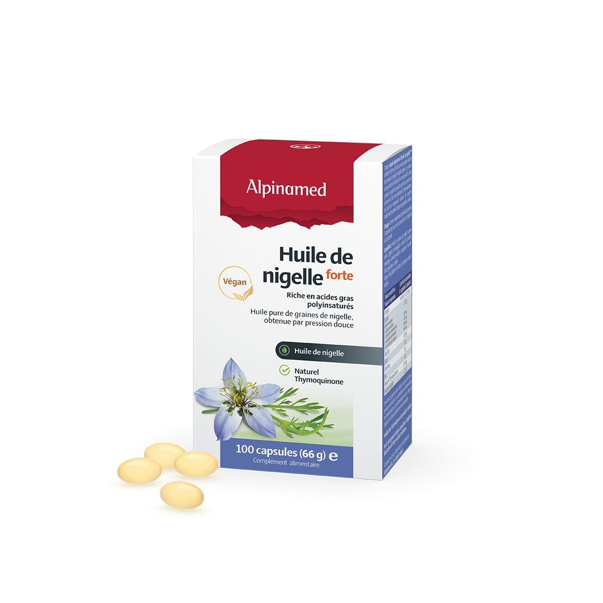 Huile de nigelle forte Capsules | Alpinamed AG
