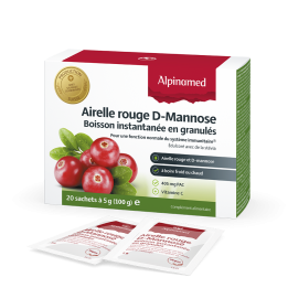 Airelle rouge D-Mannose Boisson instantanée en granulés | Alpinamed AG