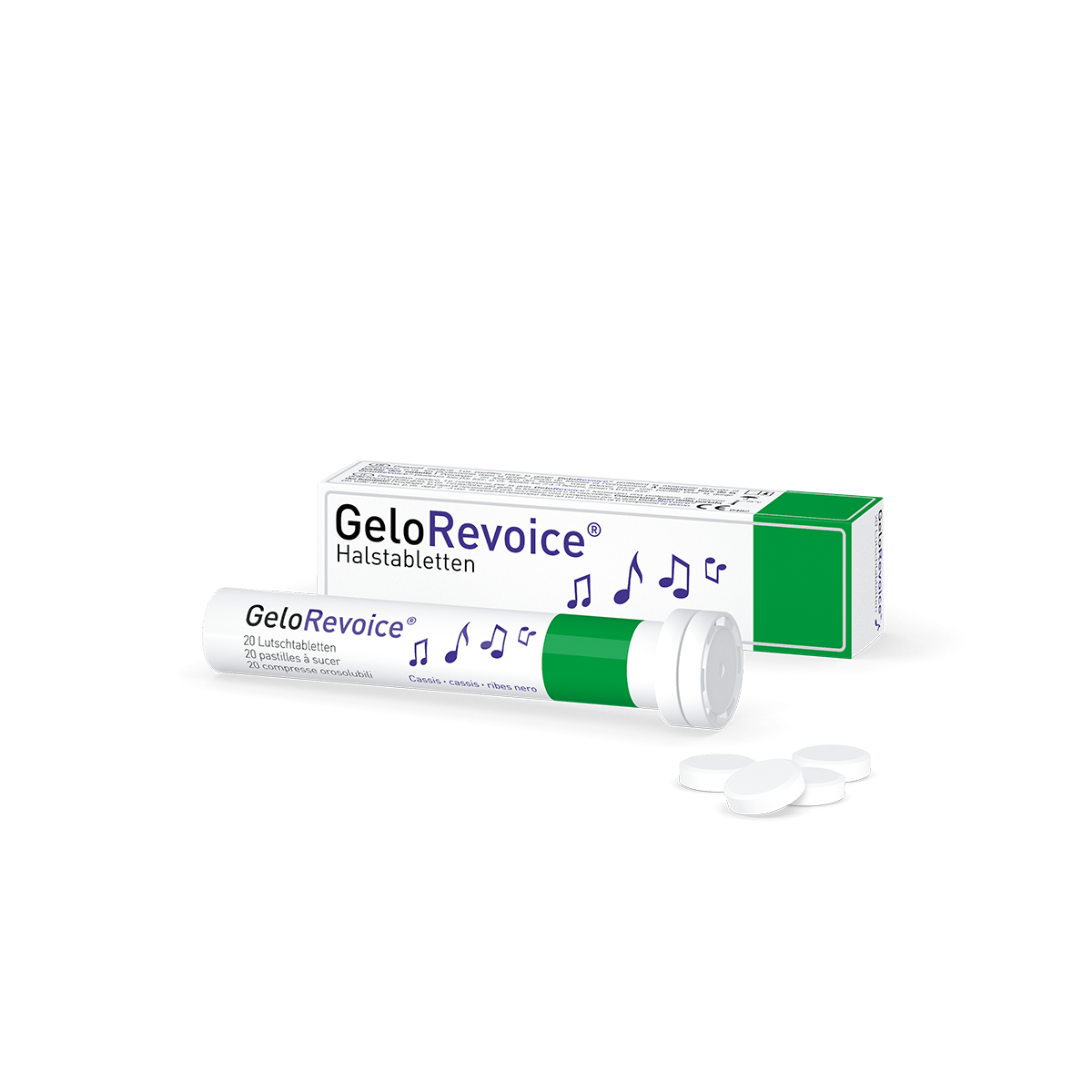 GeloRevoice Throat Lozenges Cassis | Alpinamed AG