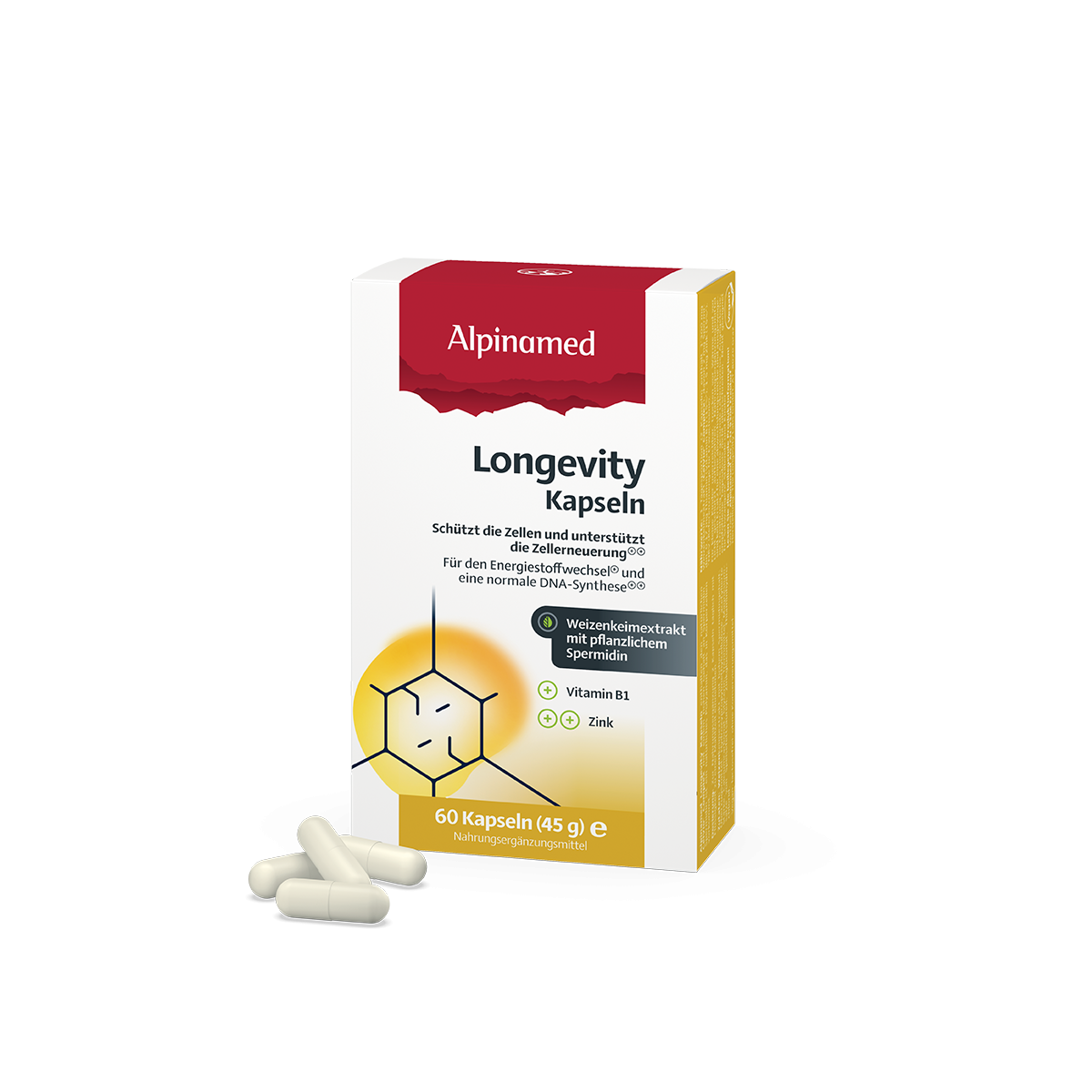 Longevity Kapseln mit Spermidin| Alpinamed AG
