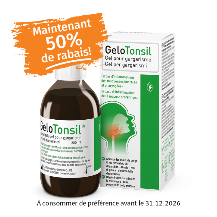 ACTION GeloTonsil Gel pour gargarisme | Alpinamed AG